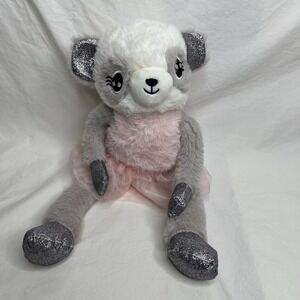Dan Dee Collectors Choice Ballerina Teddy Bear Plush Pink Tutu Bow Glitter Toy